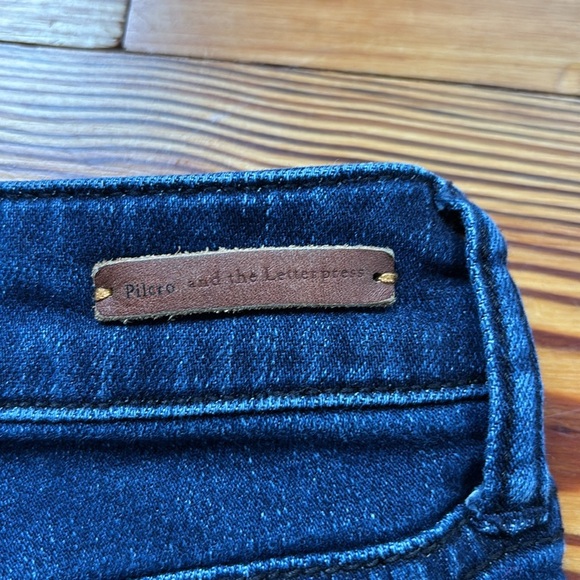 Pilcro and the Letterpress (Anthropologie) Stet Dark Denim Size 27 - Picture 6 of 7